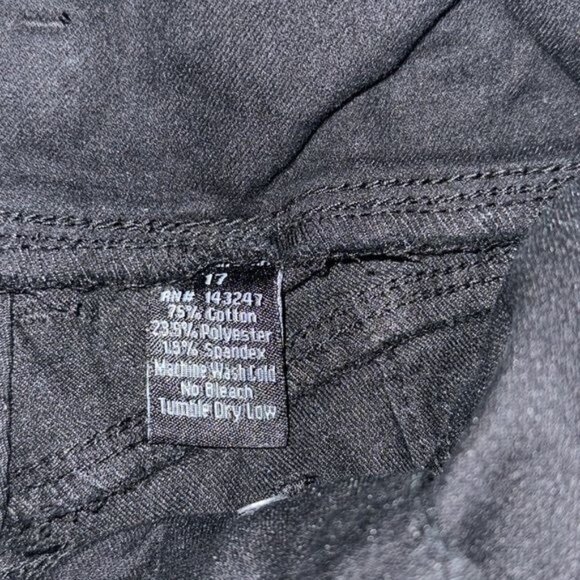 Always Friday Womens High-Waist Black Button Shorts Size 17 - Picture 3 of 8